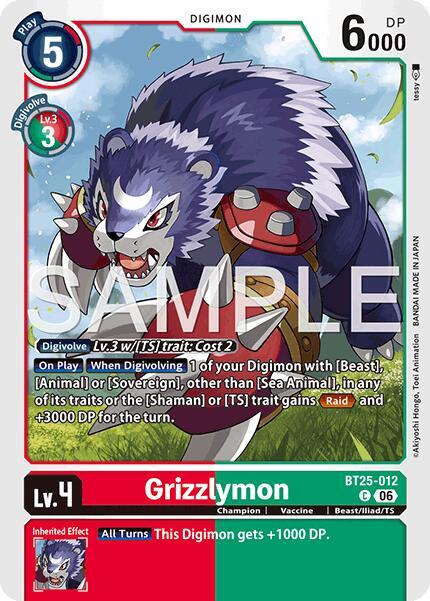 Grizzlymon (BT25 012)