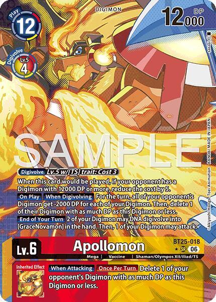 Apollomon (Alternate Art) (BT25 018-AA)