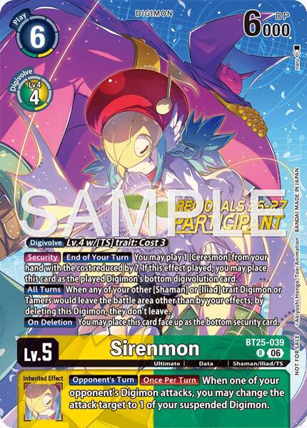 Sirenmon (Regionals 26-27 Season 2 Participant) (BT25 039-T701614)