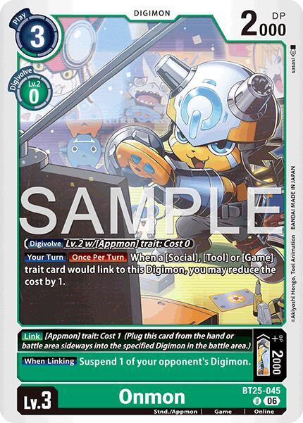 Onmon (BT25 045)