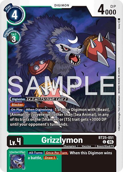 Grizzlymon (BT25 051)