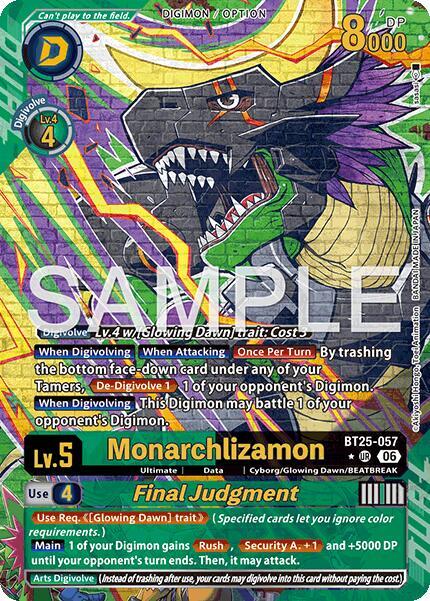 Monarchlizamon // Final Judgement (Alternate Art) (BT25 057-AA)