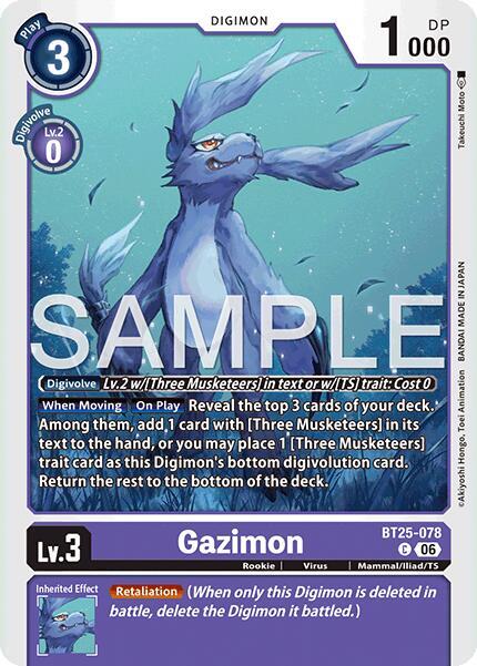 Gazimon (BT25 078)