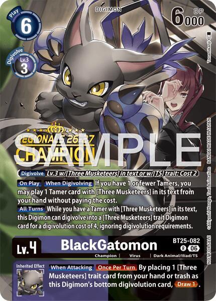 BlackGatomon (Regionals 26-27 Season 2 Champion) (BT25 082-T701619)