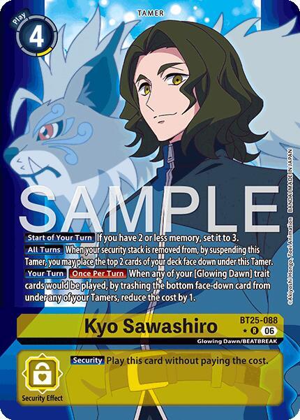 Kyo Sawashiro (Alternate Art) (BT25 088-AA)