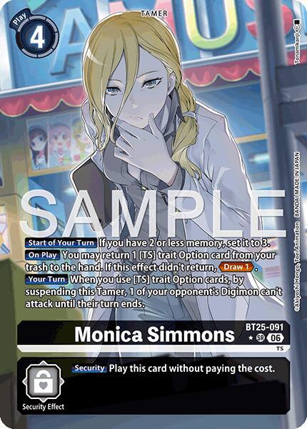Monica Simmons (Alternate Art) (BT25 091-AA)