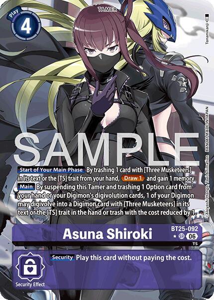 Asuna Shiroki (Alternate Art) (BT25 092-AA)
