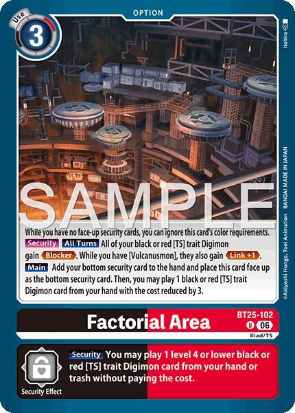 Factorial Area (BT25 102)