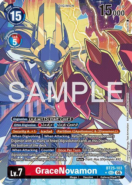 GraceNovamon (Alternate Art) (BT25 103-AA)
