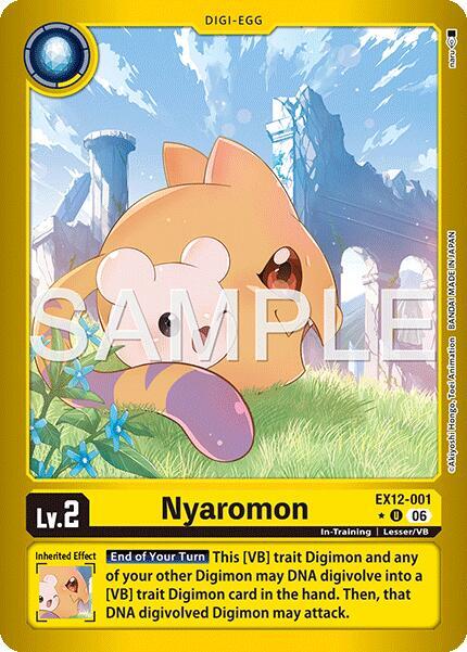 Nyaromon (Limited Foil) (EX12 001-T702709)