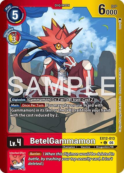BetelGammamon (Limited Foil) (EX12 013-T701644)