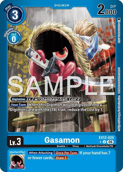 Gasamon (Limited Foil) (EX12 020-T703055)