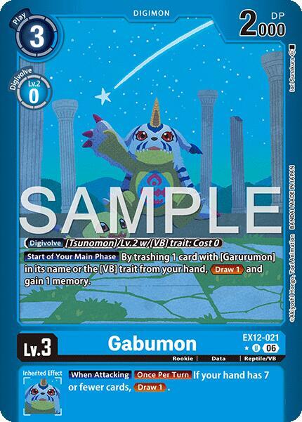 Gabumon (Limited Foil) (EX12 021-T703056)
