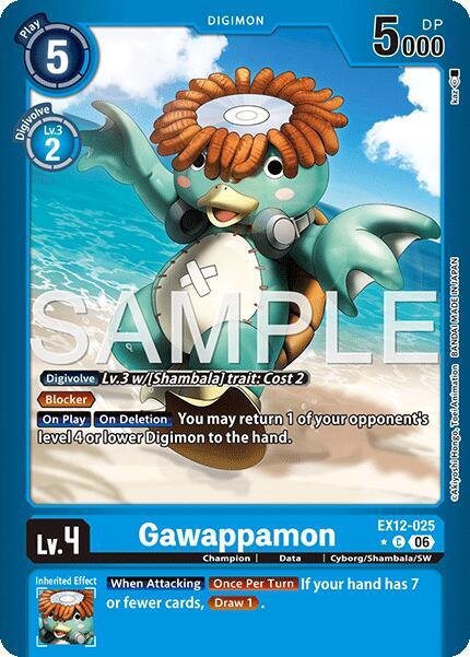 Gawappamon (Limited Foil) (EX12 025-T702516)