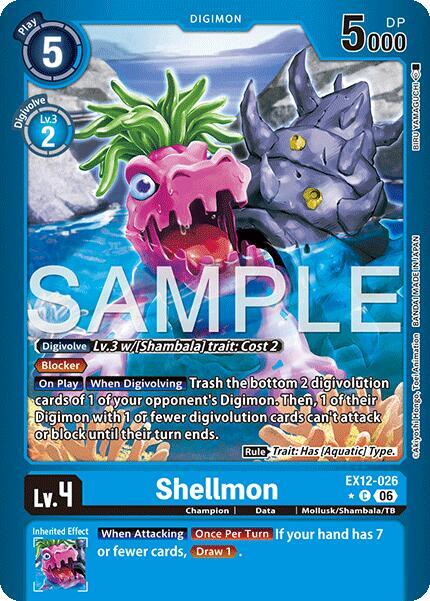 Shellmon (Limited Foil) (EX12 026-T703058)