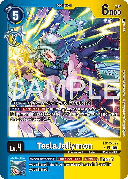 TeslaJellymon (Limited Foil) (EX12 027-T702292)