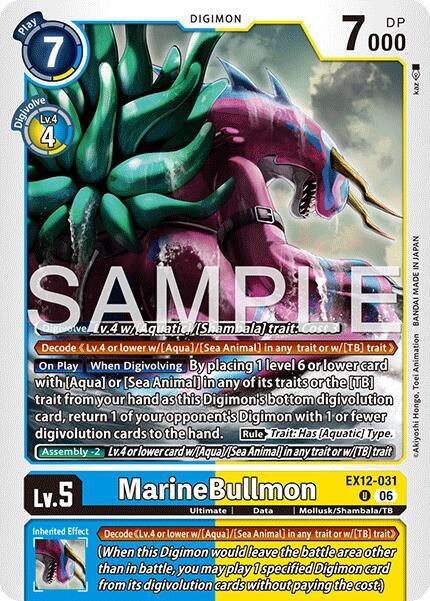 MarineBullmon (EX12 031)
