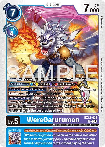 WereGarurumon (EX12 032)