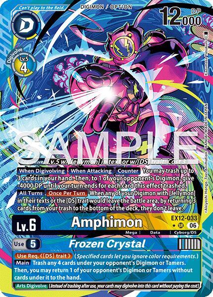 Amphimon // Frozen Crystal (Alternate Art) (EX12 033-AA)