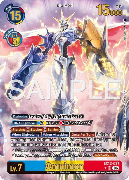 Omnimon (Alternate Art) (EX12 037-AA)