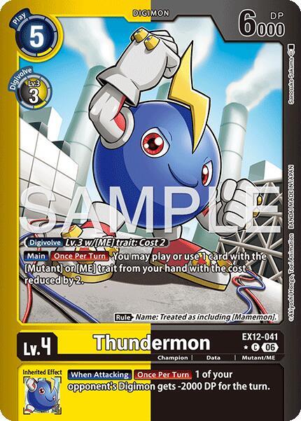 Thundermon (Limited Foil) (EX12 041-T702720)