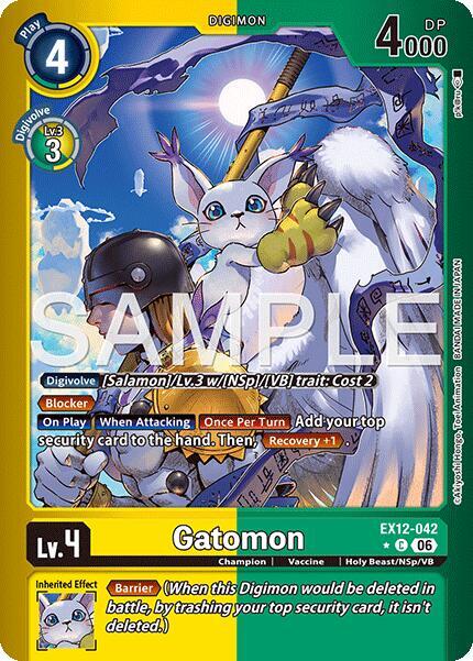 Gatomon (Limited Foil) (EX12 042-T703070)