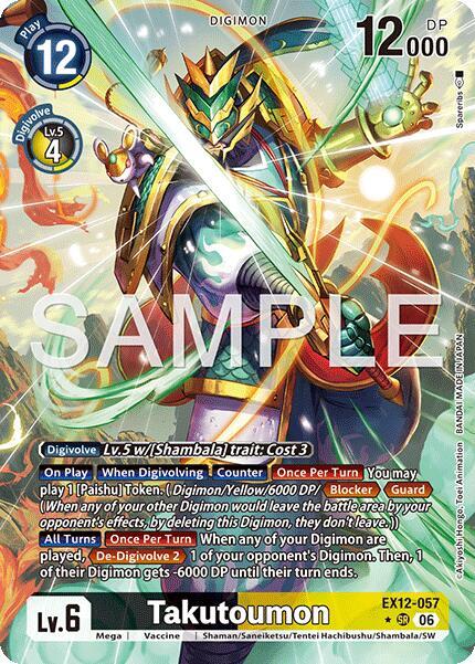 Takutoumon (Alternate Art) (EX12 057-AA)