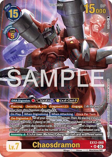 Chaosdramon (Alternate Art) (EX12 060-AA)