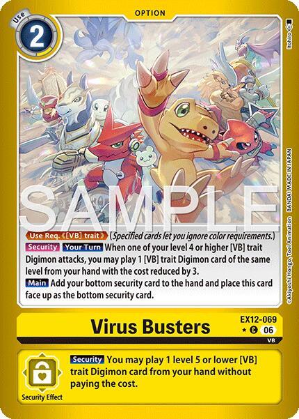 Virus Busters (Limited Foil) (EX12 069-T702920)