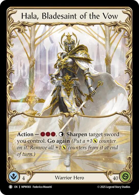 Hala, Bladesaint of the Vow (MPW 003)