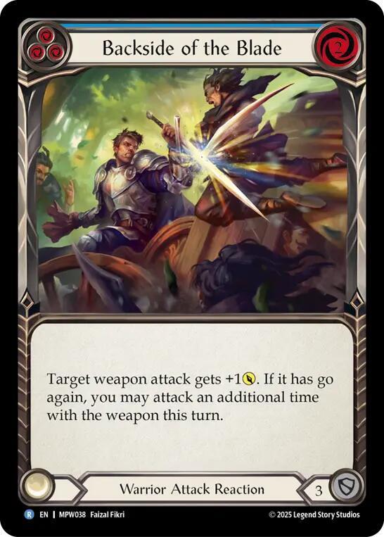Backside of the Blade (Blue) (MPW 038)