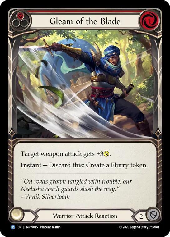 Gleam of the Blade (Red) (MPW 045)