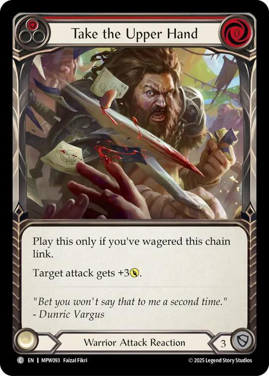Take the Upper Hand (Red) (MPW 093)