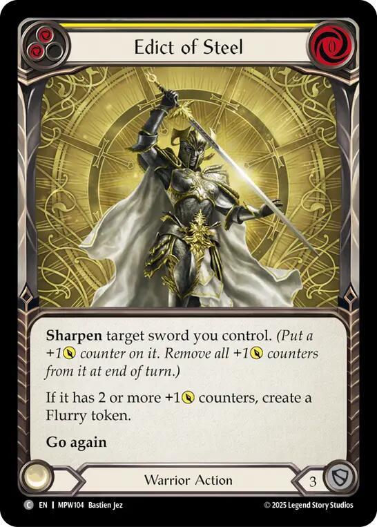 Edict of Steel (Yellow) (MPW 104)