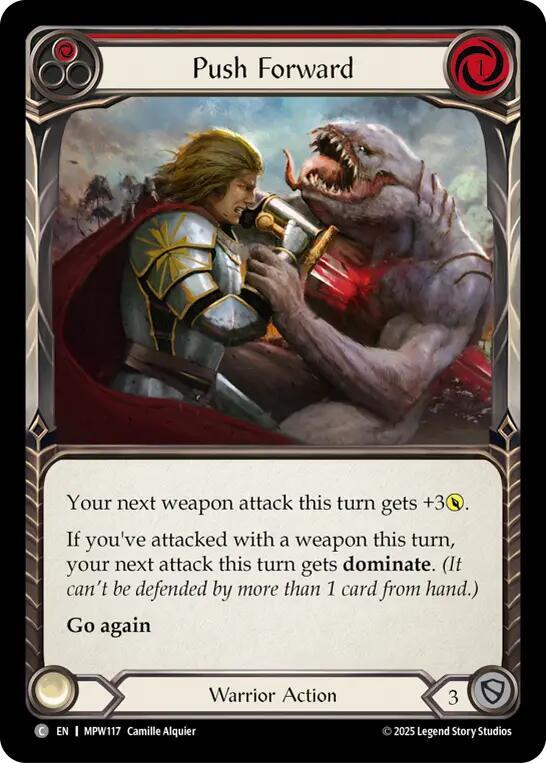 Push Forward (Red) (MPW 117)