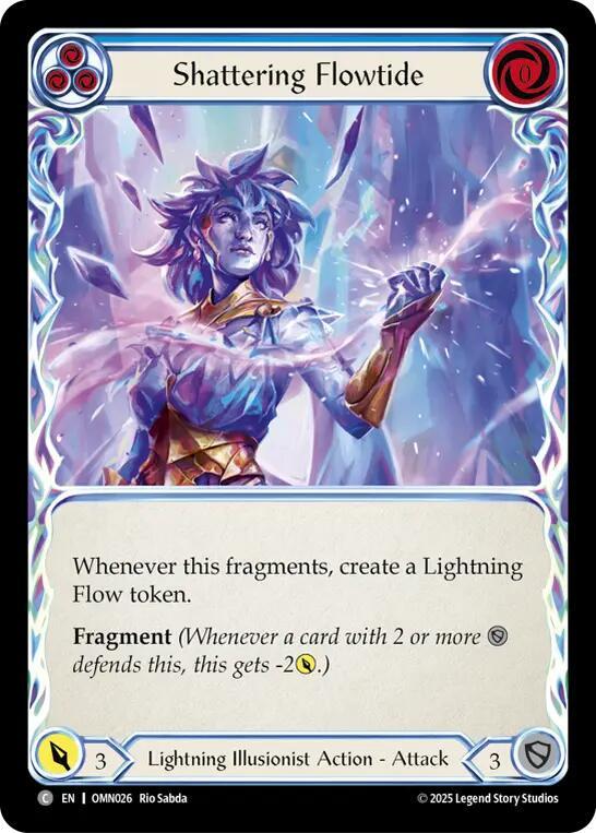 Shattering Flowtide (Blue) (OMN 026)