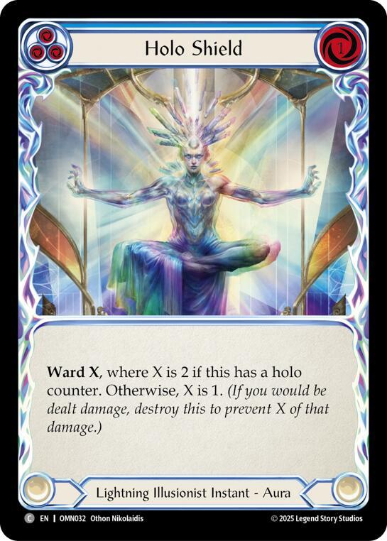 Holo Shield (Blue) (OMN 032)