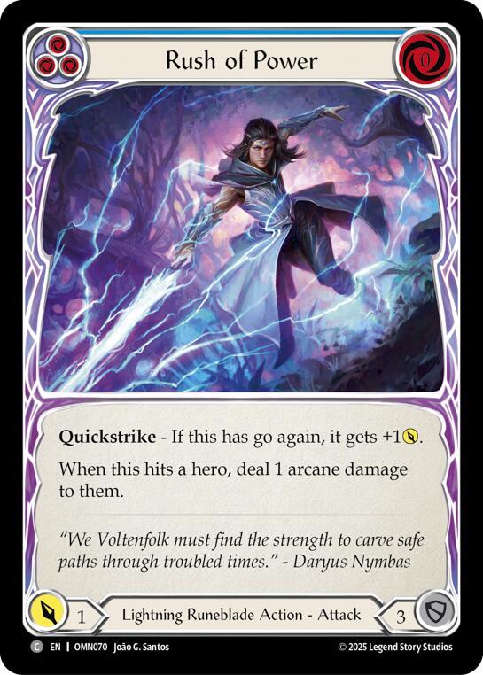 Rush Of Power (Blue) (OMN 070)