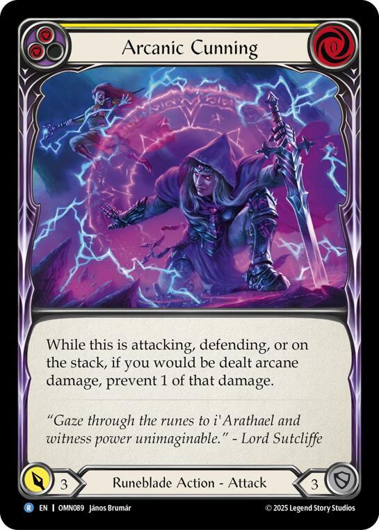 Arcanic Cunning (Yellow) (OMN 089)