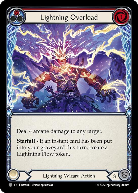Lightning Overload (Red) (OMN 115)