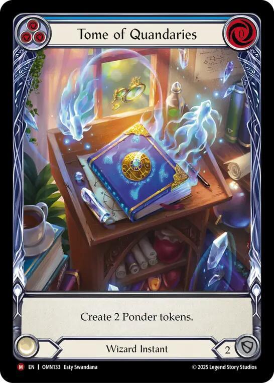 Tome of Quandaries (Blue) (Extended Art) (OMN 133-T693428)