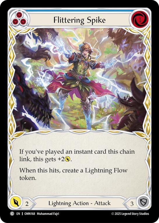 Flittering Spike (Blue) (OMN 168)