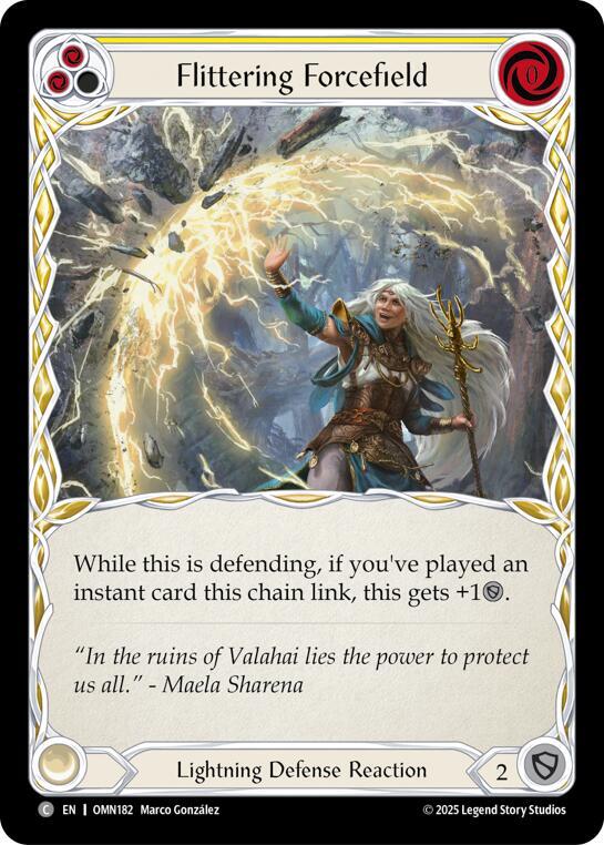 Flittering Forcefield (Yellow) (OMN 182)