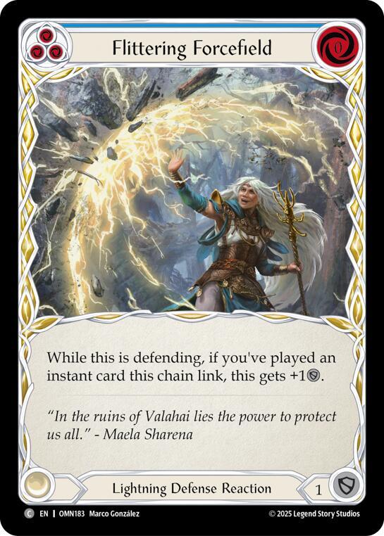 Flittering Forcefield (Blue) (OMN 183)