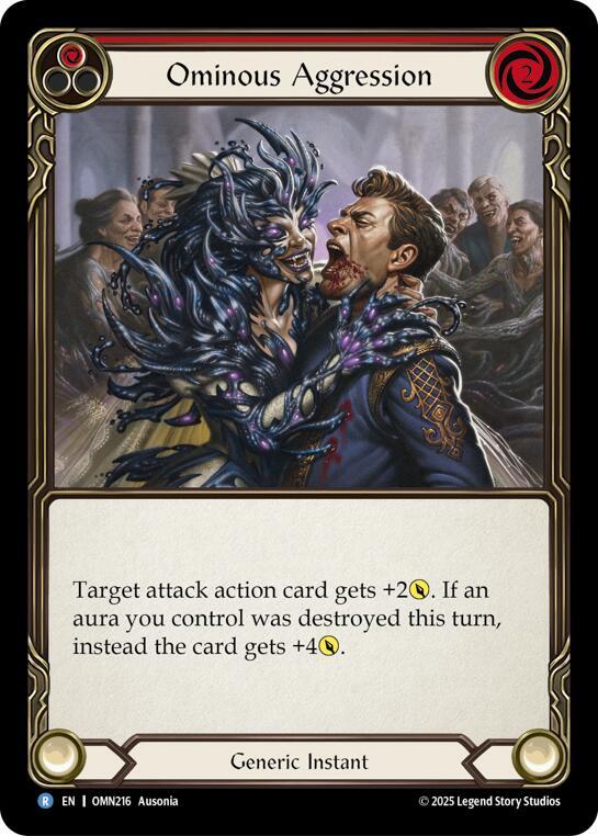 Ominous Aggression (Red) (OMN 216)