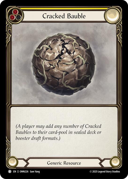 Cracked Bauble (Yellow) (OMN 226)