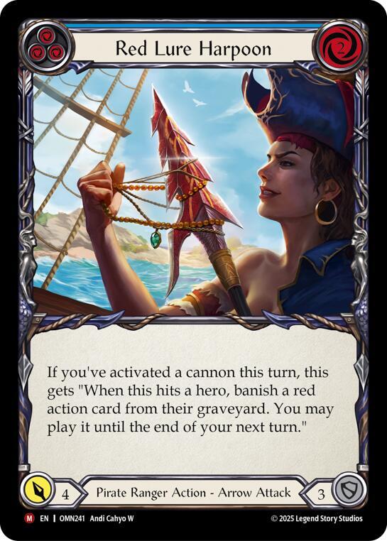 Red Lure Harpoon (Blue) (OMN 241)