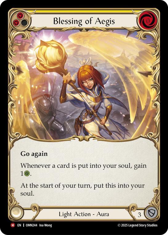 Blessing Of Aegis (Yellow) (OMN 244)