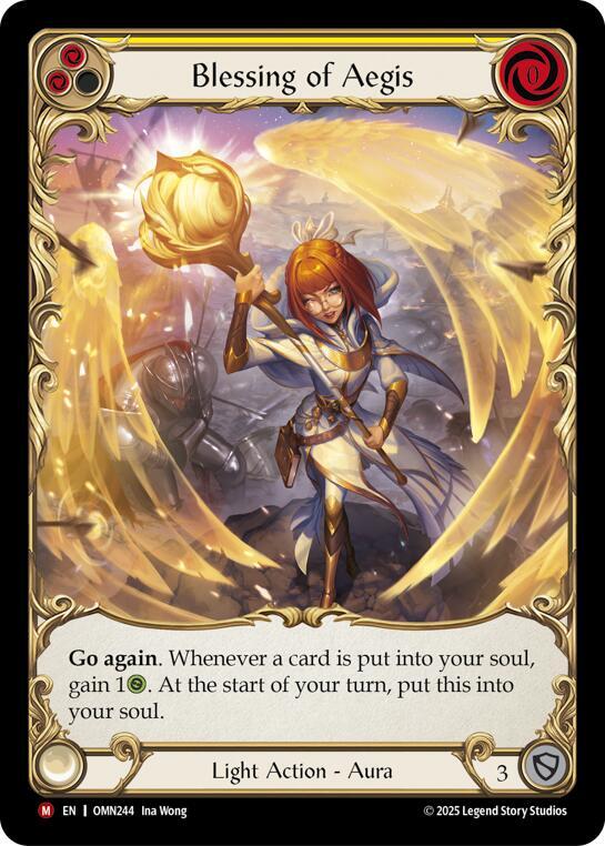 Blessing Of Aegis (Yellow) (Extended Art) (OMN 244-T695303)