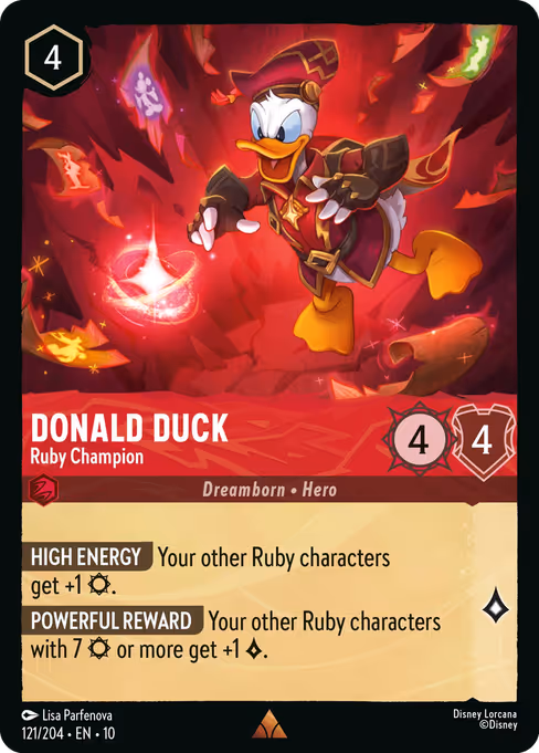 Donald Duck - Ruby Champion (WIW 121)